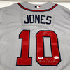 Chipper Jones Signed 2012 Final Season Game Used Atlanta Braves Jersey JSA COA