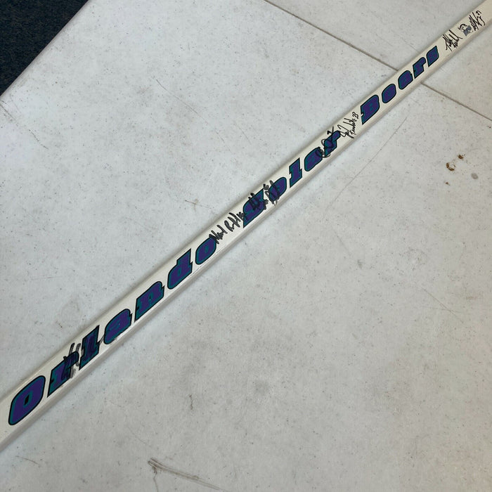 Orlando Solar Bears Team Signed Game Issued Hockey Stick