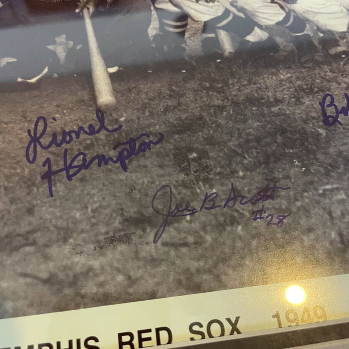 Lionel Hampton 1949 Memphis Red Sox Negro League Team Signed 18x24 Photo JSA COA