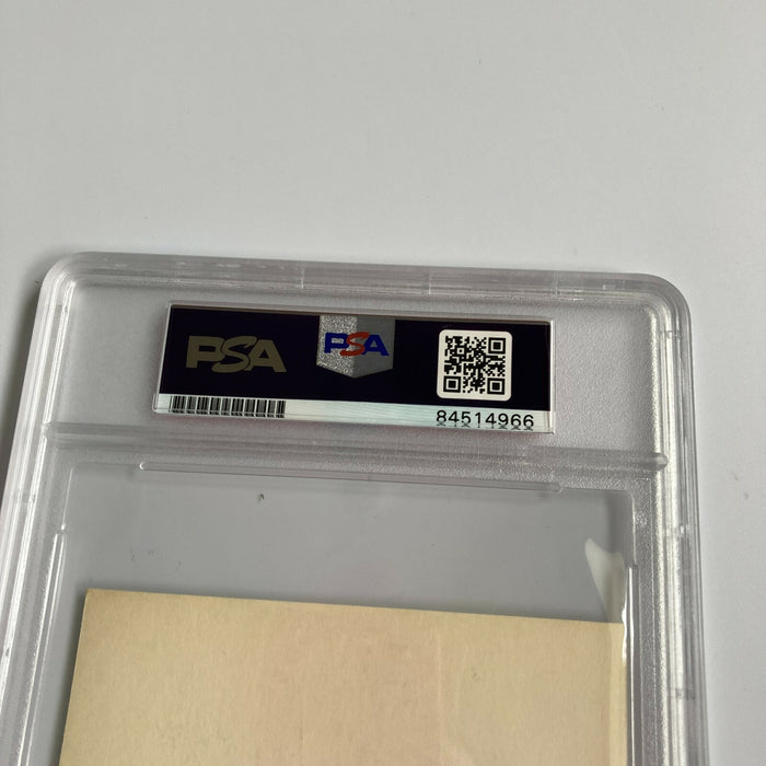 Bud Harrelson Signed 1969 New York Mets Shea Stadium Postcard PSA DNA RARE