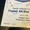 RARE Derek Jeter Pre Rookie 1993 Single-A All Star Game Team Signed Program PSA