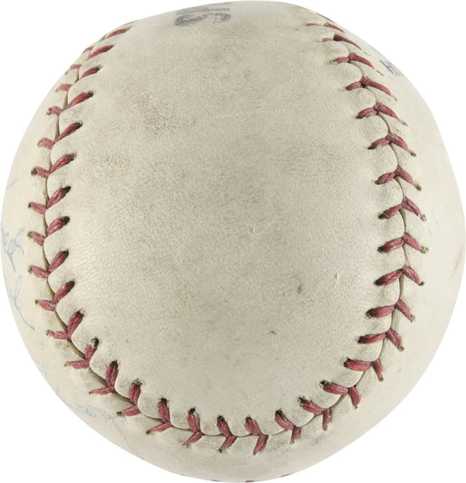 Jimmy Stewart & Monty Stratton "The Stratton Story" Dual-Signed Baseball PSA