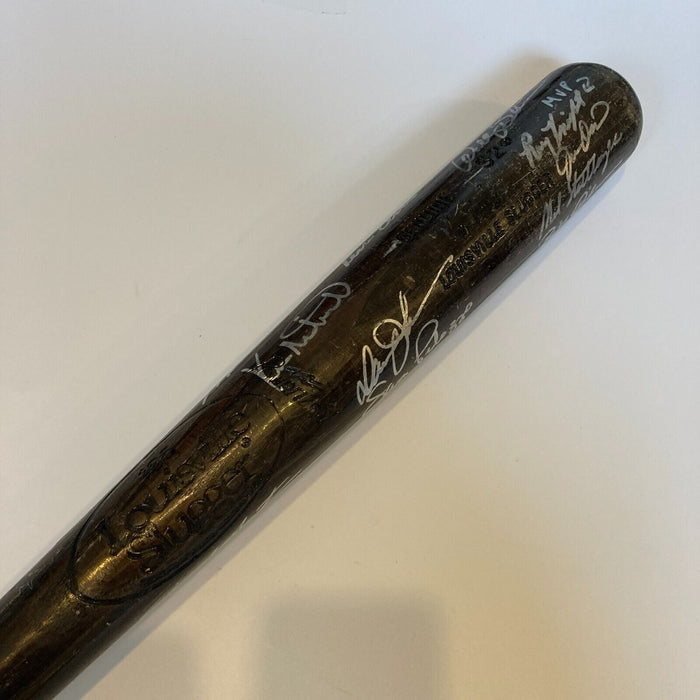 1986 New York Mets W.S. Champs Team Signed Ray Knight Game Used Bat PSA & JSA