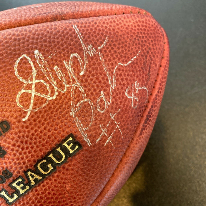 Stephen Baker & David Tyree Signed Official Super Bowl XLII Football JSA COA
