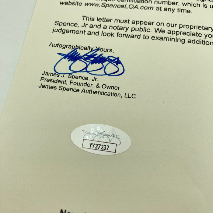 Elston Howard Single Signed Official American League Baseball JSA COA