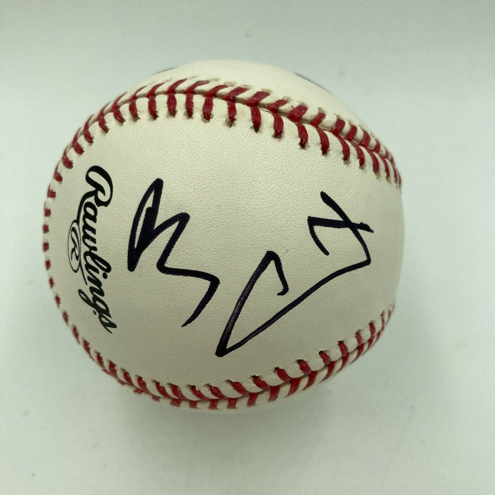 Linkin Park Band Signed Baseball 6 Signatures With Chester Bennington JSA COA