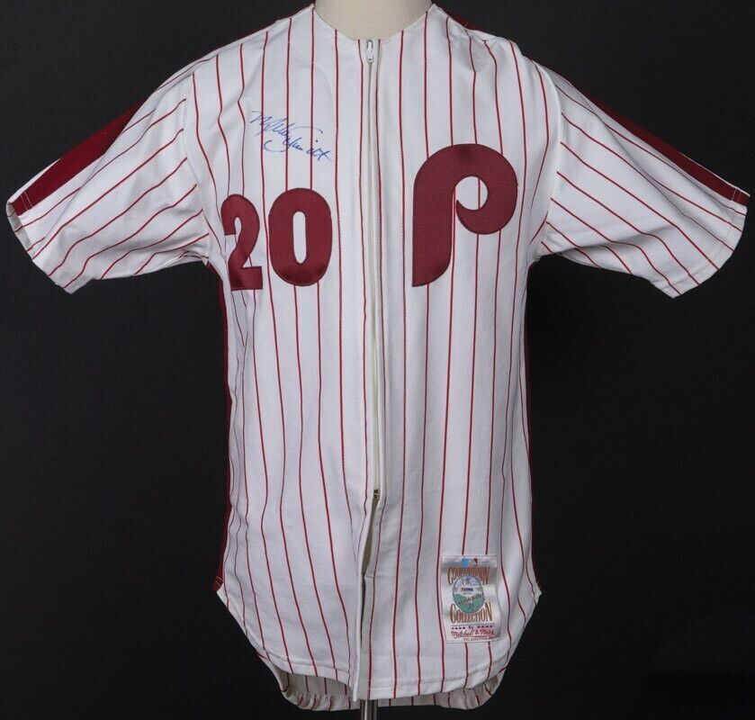 Mike Schmidt Signed Authentic Mitchell & Ness Philadelphia Phillies Jersey PSA