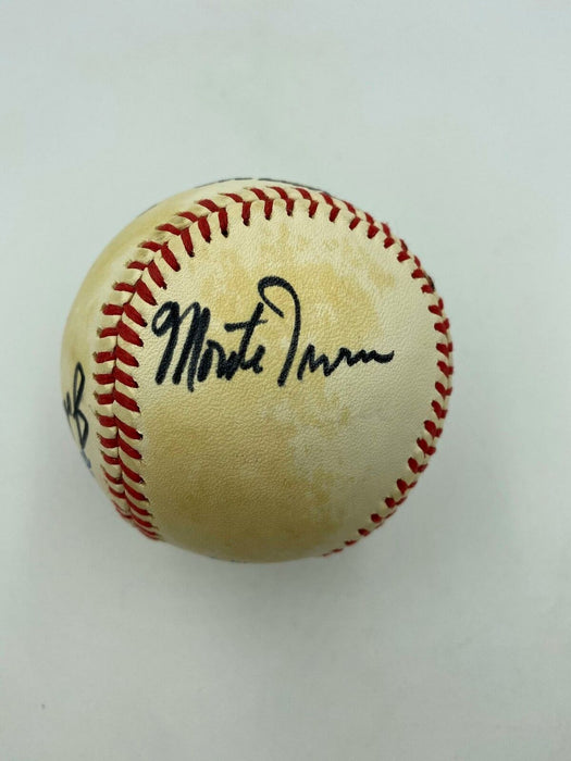 Billy Herman Johnny Mize Monte Irvin Signed 1980 All Star Game Baseball JSA COA