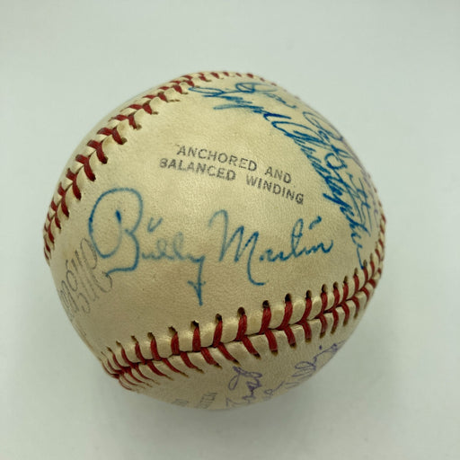Billy Martin Pre Rookie 1949 Oakland Oaks Team Signed Minor League Baseball JSA