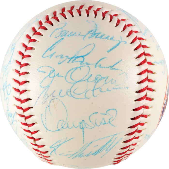 Vintage 1986 New York Mets World Series Champs Team Signed Baseball JSA COA