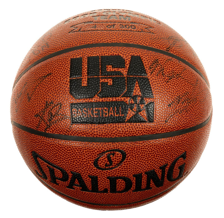 2008 Team USA Redeem Team Signed Basketball Kobe Bryant 17 Sigs Olympics PSA DNA