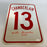 Wilt Chamberlain Hall Of Fame Signed Large 12x18 #13 Metal Sign JSA COA