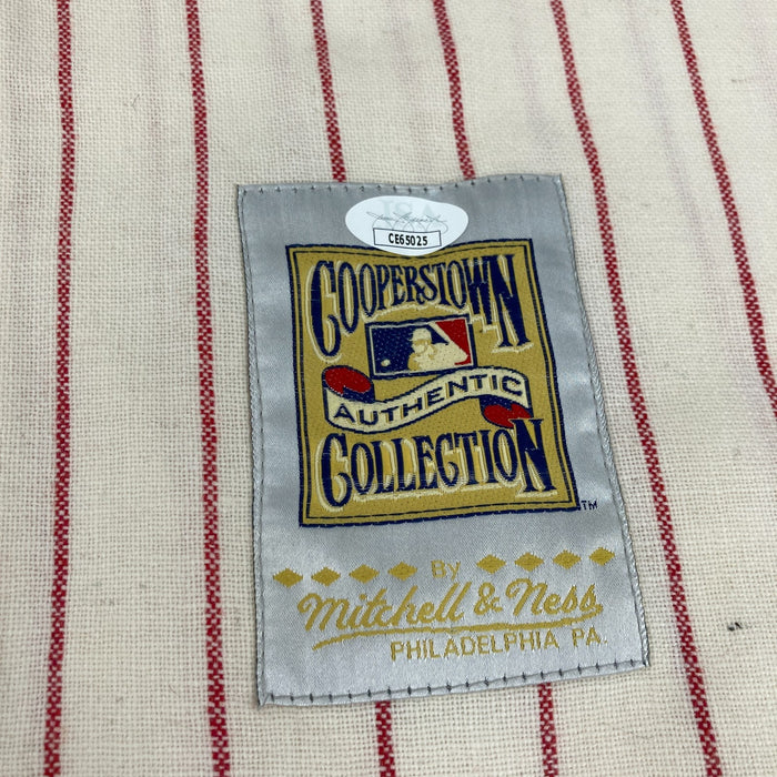Pete Rose 1963 NL ROY Signed Mitchell & Ness Cincinnati Reds Jersey JSA COA