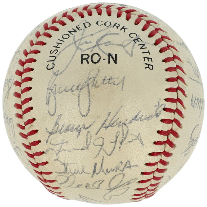 1982 St. Louis Cardinals World Series Champs Team Signed Baseball JSA COA