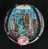 Derek Jeter Rookie Signed Charles Fazzino Hand Painted Pop Art Baseball JSA COA