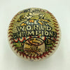 1968 Detroit Tigers WS Champs Signed George Sosnak Folk Art Baseball JSA