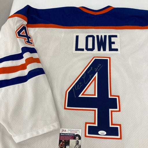 Kevin Lowe Signed Authentic Edmonton Oilers Jersey CCM JSA COA