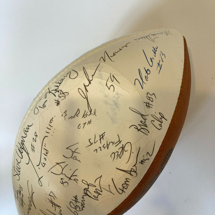 1985 USFL Denver Gold Team Signed Official USFL Football 50+ Sigs JSA COA