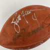 Bart Starr Joe Montana Joe Namath Elway Aikman Quarterbacks Signed Football PSA