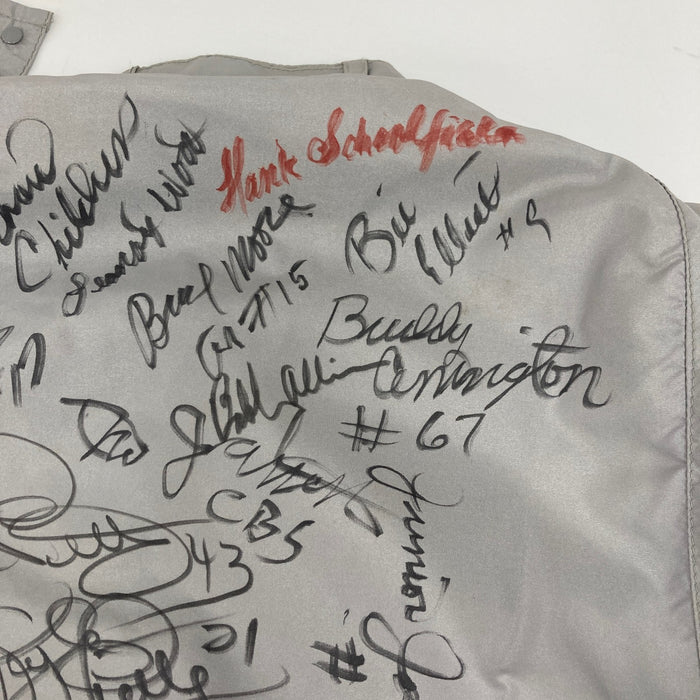 Dale Earnhardt Sr. Richard Petty NASCAR Legends Multi Signed 1987 Jacket JSA COA