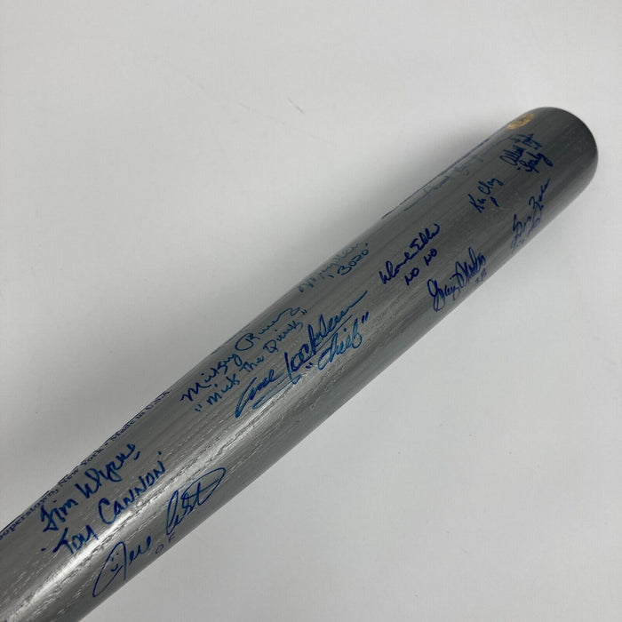 1977 New York Yankees World Series Champs Team Signed Bat 22 Sigs JSA COA