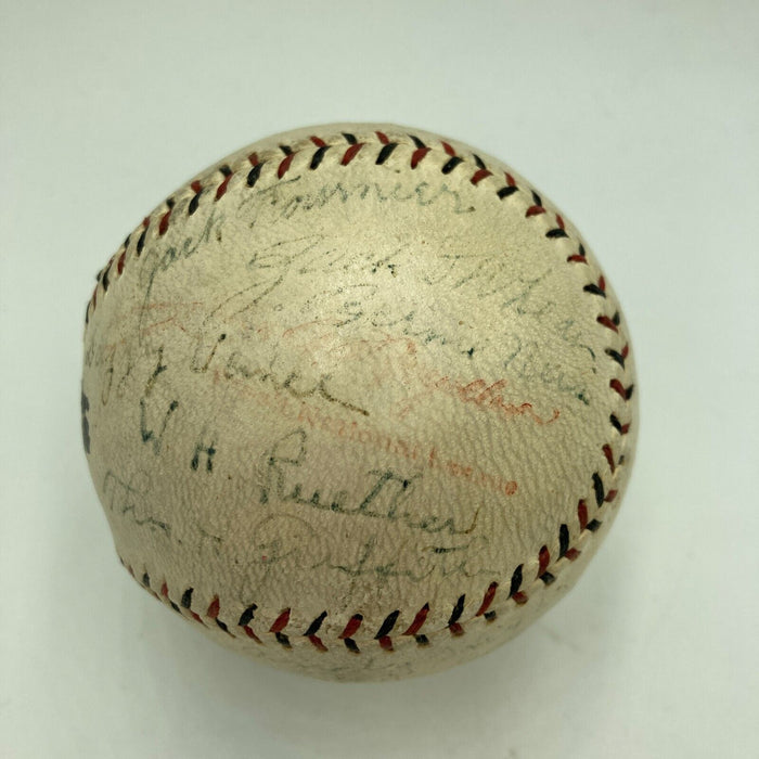 1924 Brooklyn Dodgers (Robins) Team Signed Baseball Wilbert Robinson JSA COA