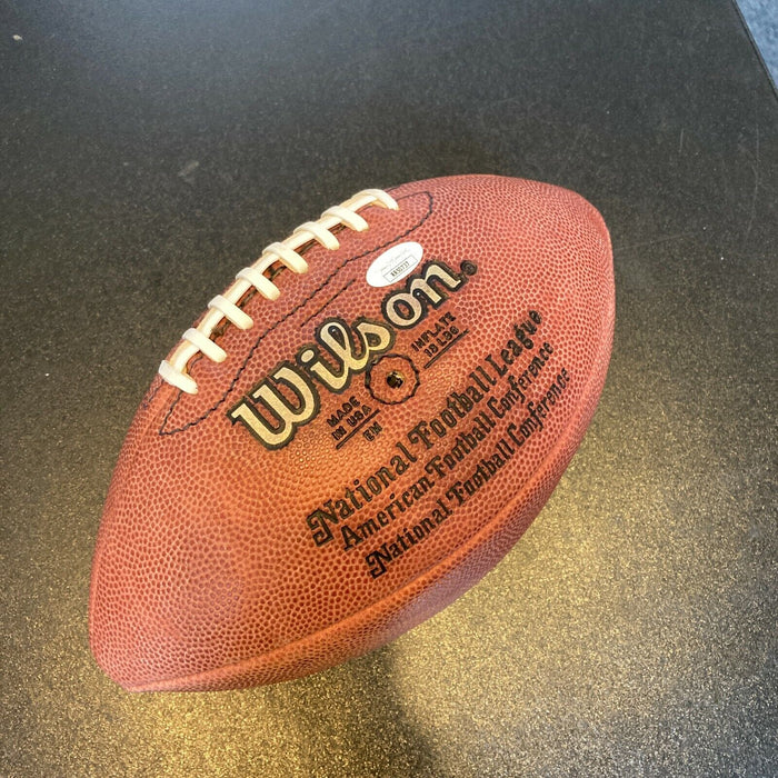 Phil Simms Signed Official NFL Wilson Game Football JSA COA