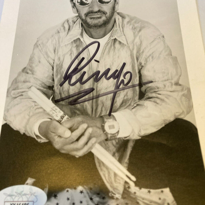 Ringo Starr The Beatles Drummer Signed Autographed 5x7 Photo JSA COA