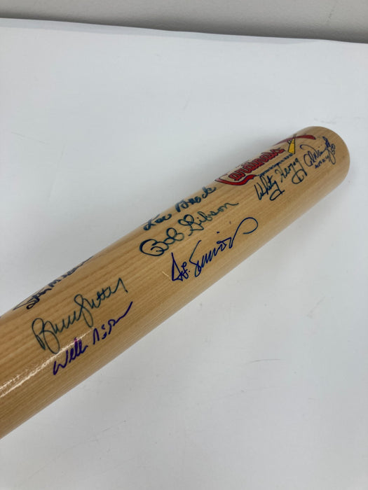 Albert Pujols Stan Musial St. Louis Cardinals HOF Legends Signed Bat Beckett COA