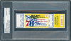 Julius Erving Dr J. Signed 1976 NBA Debut 76ers Full Ticket Proof PSA 10 GEM 1/1