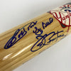 Yogi Berra Phil Rizzuto Whitey Ford New York Yankees Legends Signed Bat JSA COA