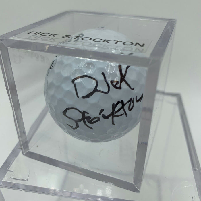 Dick Stockton Red Sox Celtics Signed Autographed Golf Ball PGA With JSA COA