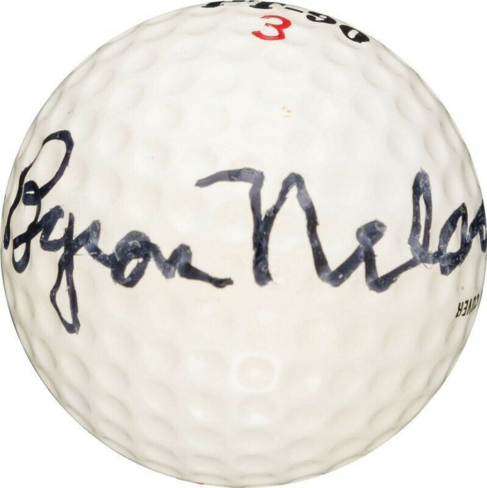Byron Nelson Signed Autographed Golf Ball PGA  With PSA DNA COA