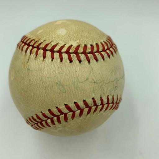 Mayor Fiorello Laguardia "1946" Single Signed Baseball New York City JSA COA