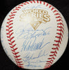 2009 New York Yankees Team Signed World Series Baseball Derek Jeter Steiner COA