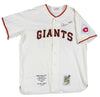 Beautiful Willie Mays Signed 1951 New York Giants Jersey Beckett COA 7 Of 24