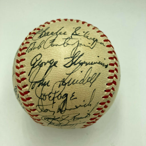Stunning 1949 New York Yankees World Series Champs Team Signed Baseball PSA DNA