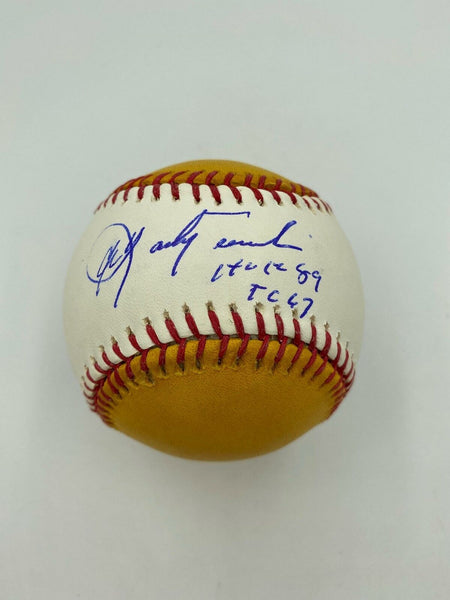 Carl Yastrzemski HOF 1989 Triple Crown 1967 Signed MLB Baseball PSA DNA COA