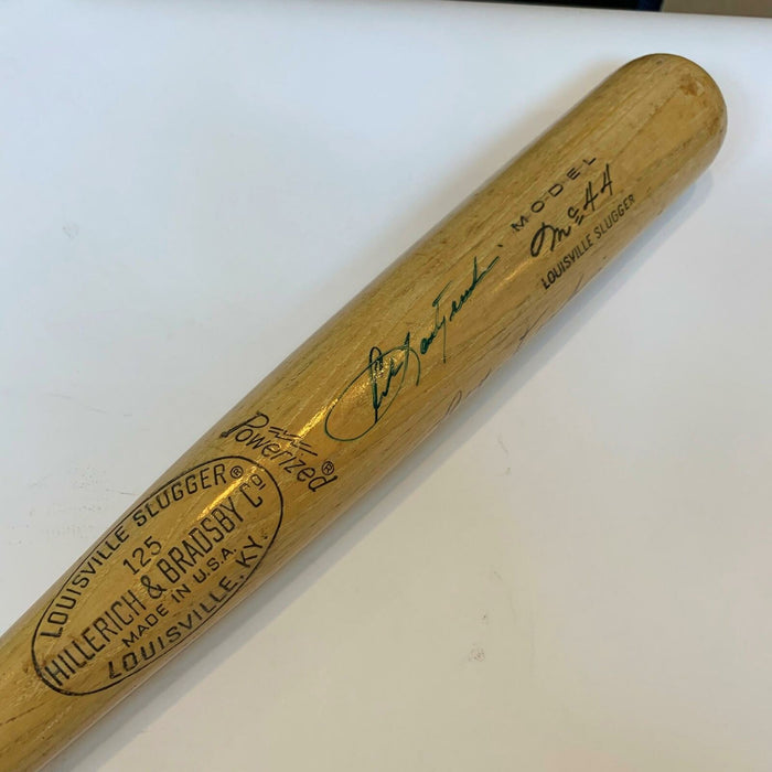 Carl Yastrzemski Signed Vintage MC44 Louisville Slugger Game Model Bat PSA DNA