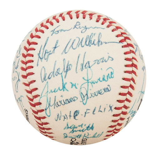 Earliest Known Mariano Rivera 1990 Gulf Coast Yankees Team Signed Baseball JSA