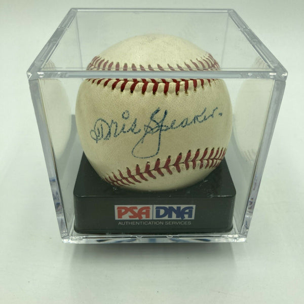 The Finest Tris Speaker Single Signed Autographed Baseball PSA DNA & JSA COA