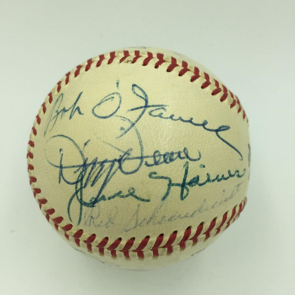 George Sisler Stan Musial Dizzy Dean Haines Ken Williams Signed Baseball PSA DNA
