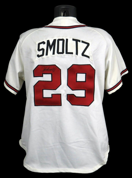 1996 John Smoltz Signed Game Used Atlanta Braves Home Jersey PSA DNA Miedema LOA