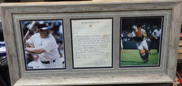 The Only Known Thurman Munson Rookie Era Signed Handwritten Letter PSA DNA Mint