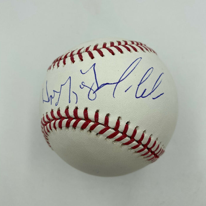 Beautiful Wayne Gretzky & Mario Lemieux Dual Signed Major League Baseball JSA