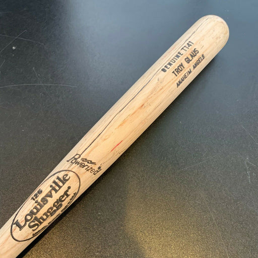 Troy Glaus Rookie Era Game Used Louisville Slugger Bat Anaheim Angels