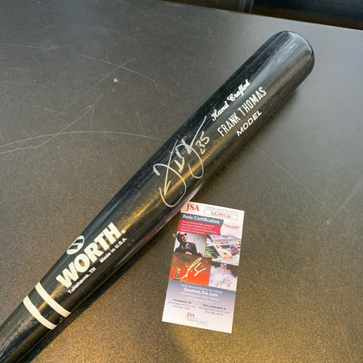 Frank Thomas Signed 1990's Worth Game Issued Baseball Bat With JSA COA