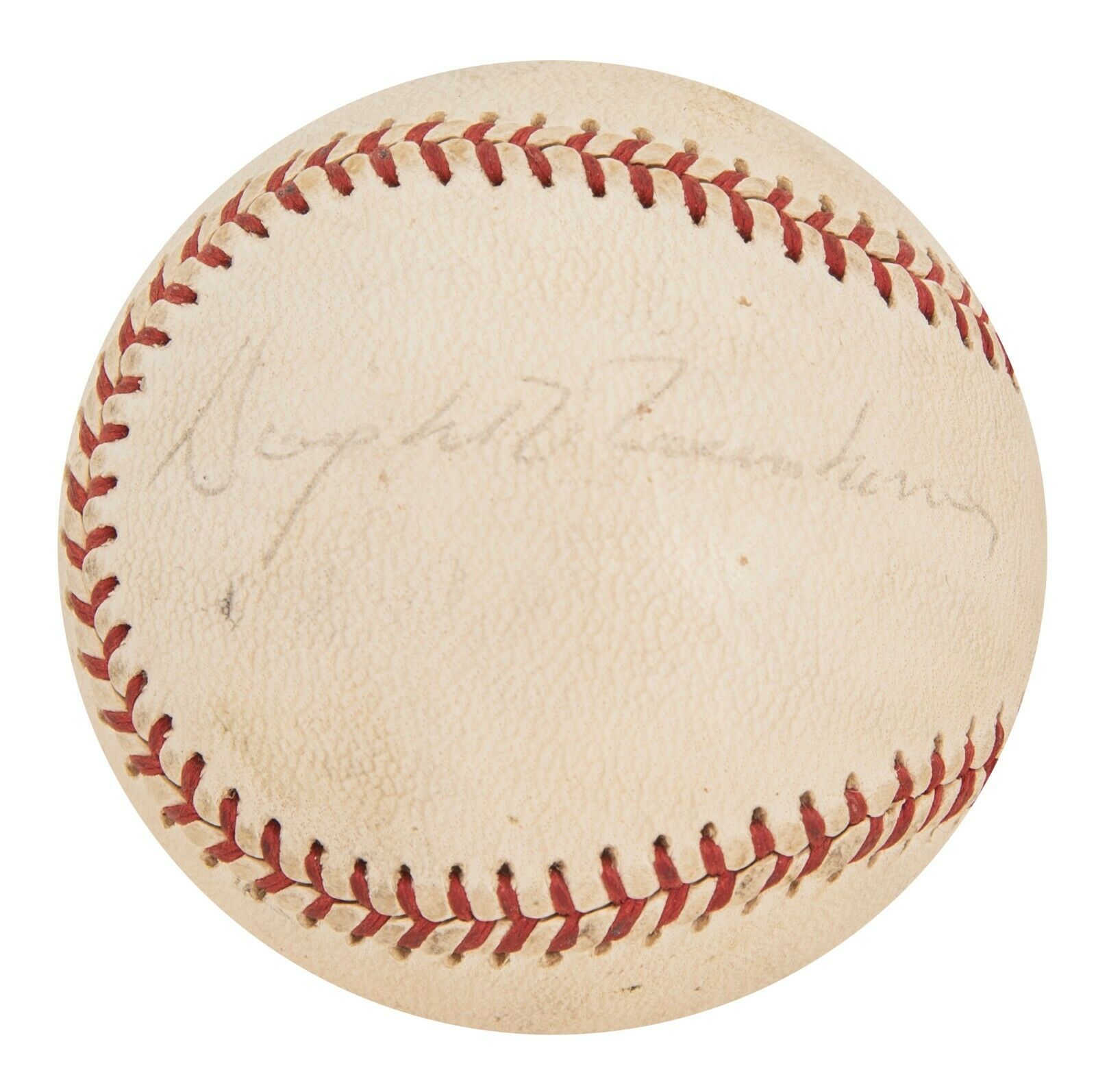 President Dwight D. Eisenhower Single Signed American League Baseball JSA COA