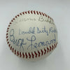 Negro League Legends Multi Signed Baseball Monte Irvin Buck Leonard PSA DNA COA