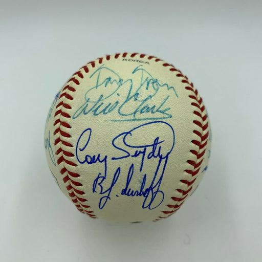 1984 Team USA Olympics Team Signed Baseball Barry Larkin Will Clark